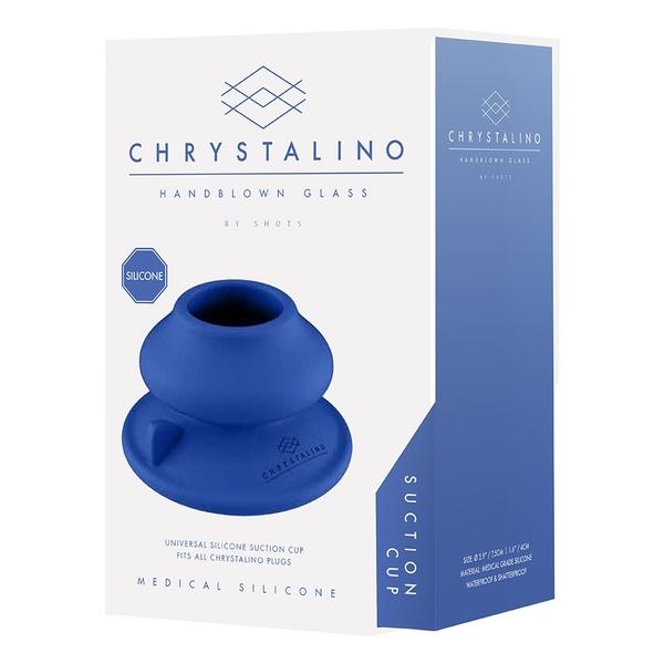 CHRYSTALINO - SILICONE SUCTION CUP - BLUE - imagen 2