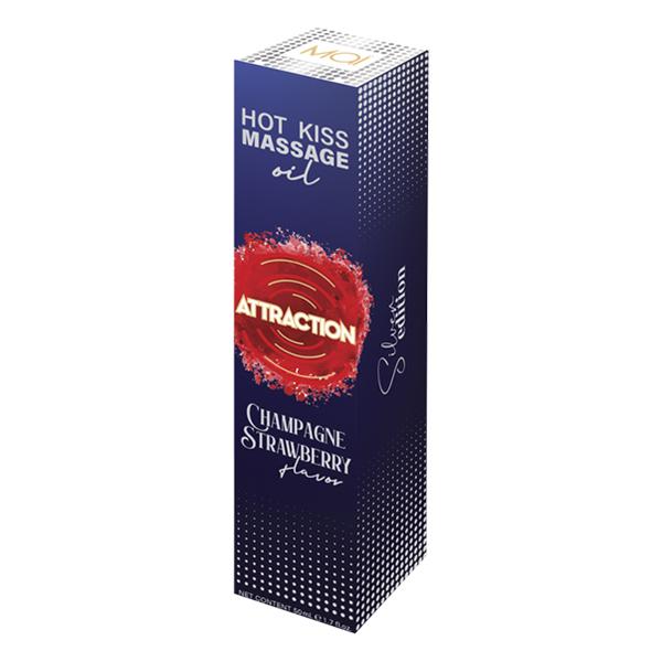 ATTRACTION ACEITE DE MASAJE FRESAS CON CHAMPAGNE 50 ML - imagen 1