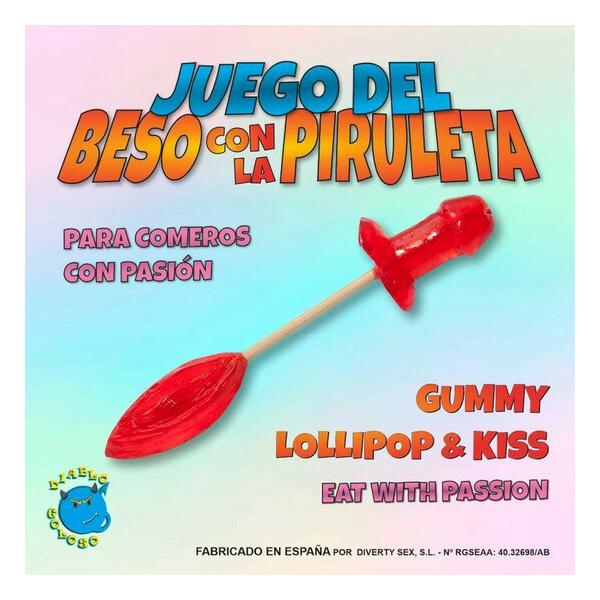 JUEGO CHUPA-CHUPS DOBLE PITO Y LABIOS GOMINOLA