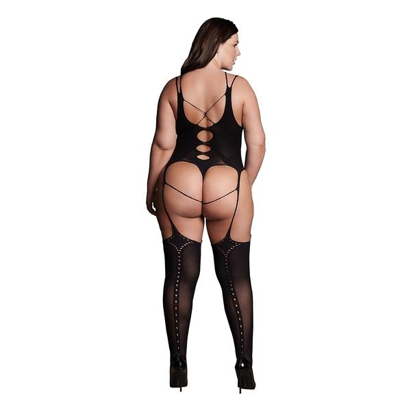 LE DÉSIR-SHADE-ELARA VII - BODYSTOCKING CON COPAS ABIERTAS - TALLA GRANDE - imagen 1