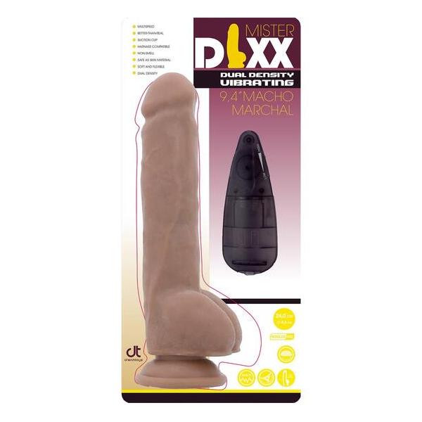 MR.DIXX MACHO MARSHAL 9,4 DUAL DENSITY VIBRATING DILDO - imagen 2