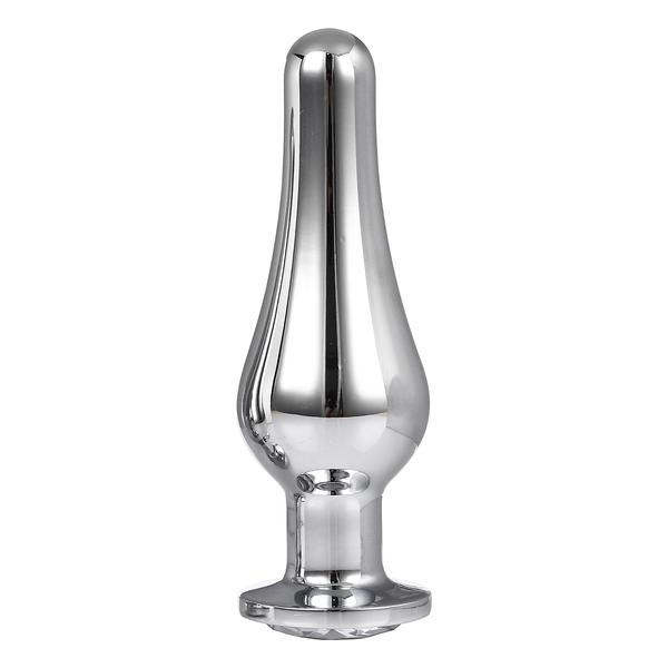 GLEAMING LOVE SILVER PLEASURE PLUG L