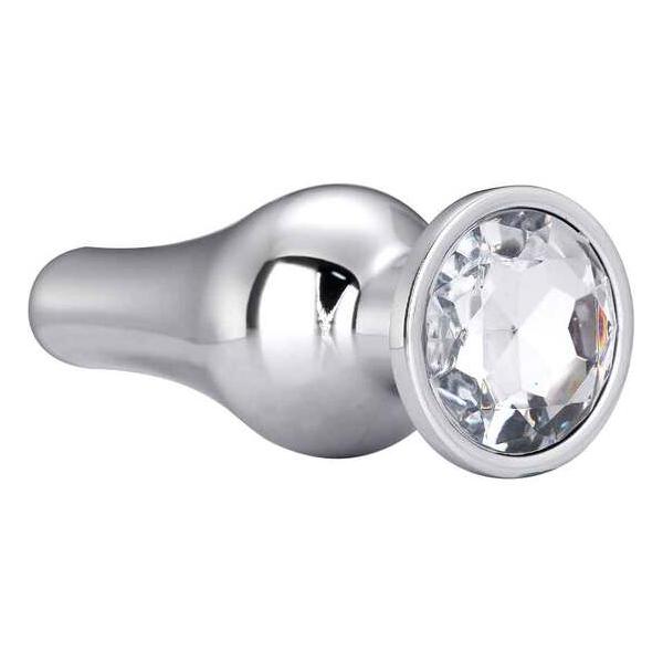 GLEAMING LOVE SILVER PLEASURE PLUG L - imagen 1