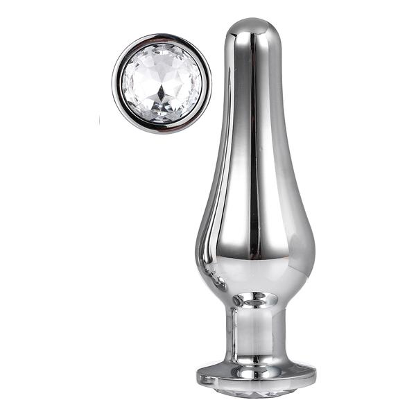 GLEAMING LOVE SILVER PLEASURE PLUG L - imagen 3