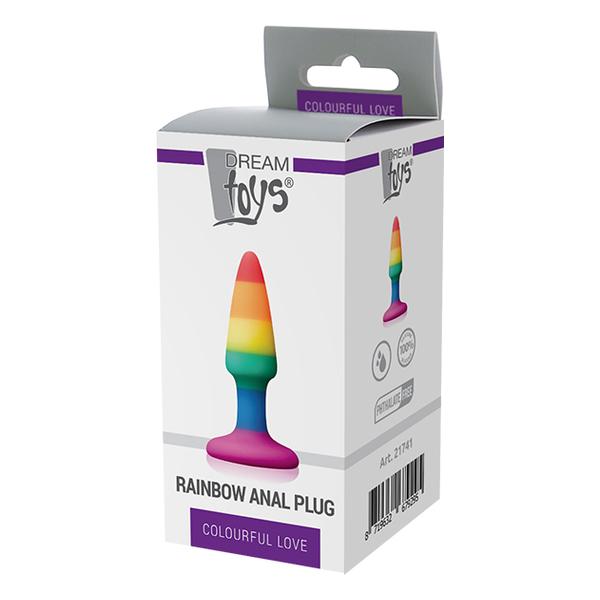 COLOURFUL LOVE RAINBOW ANAL PLUG MINI