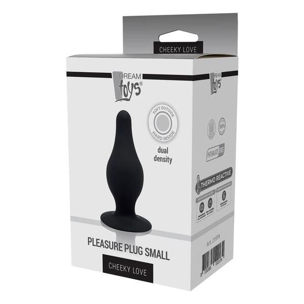 CHEEKY LOVE DUAL DENSITY PLEASURE PLUG S BLACK