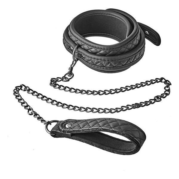 BLAZE COLLAR LEASH DIAMOND BLACK - imagen 3