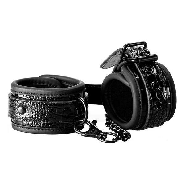 BLAZE HANDCUFF CROCO BLACK - imagen 1