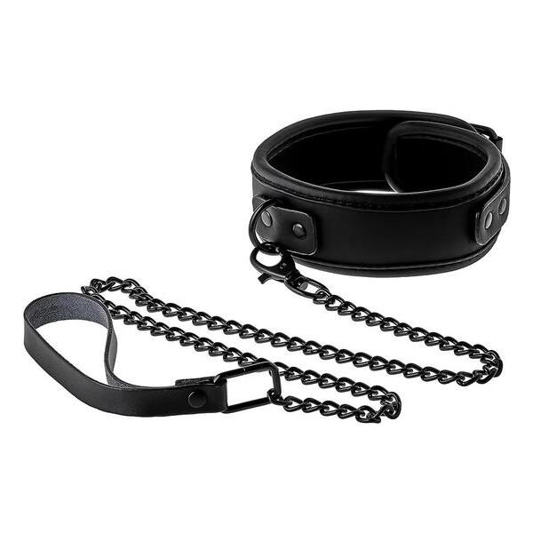 BLAZE COLLAR AND LEASH BLACK