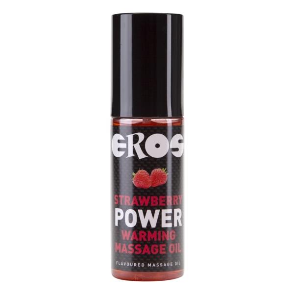 EROS STRAWERRY POWER WARMING MASSAGE OIL 100ML