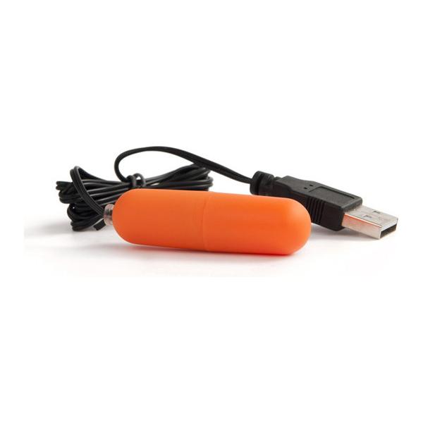 BALA VIBRADORA USB NARANJA - imagen 1