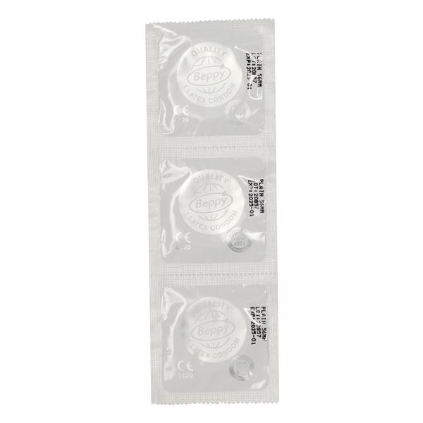 PRESERVATIVO NATURAL - BEPPY CONDOMS - 72PCS