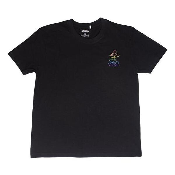 CAMISETA CORTA ACID WASH DISNEY PRIDE NEGRO - imagen 1