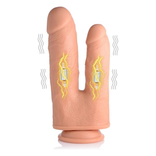 PENE REALÍSTICO DOBLE CON VIBRADOR 10 VELOCIDADES - imagen 2