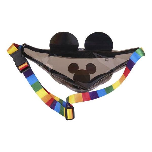 BOLSO RIÑONERA TRANSPARENTE DISNEY PRIDE MULTICOLOR