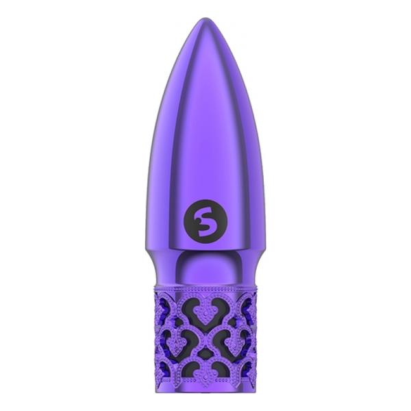 GLITTER - RECHARGEABLE ABS BULLET - MORADO - imagen 1